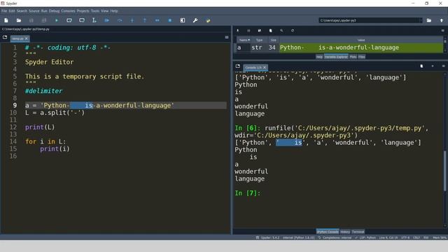 #30 Split method in Python? смотреть онлайн