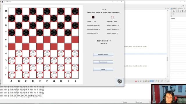 J'ai codé un jeu de dames en Java de A à Z ! :D смотреть онлайн