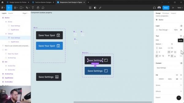 Figma Boolean Property, Text Property & Instance Swap Property - What's New in Components