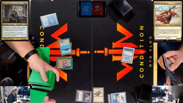 MTG Versus Duel Commander 20hp - Edric Vs Zur  Magic: The Gathering WinCondition Edh