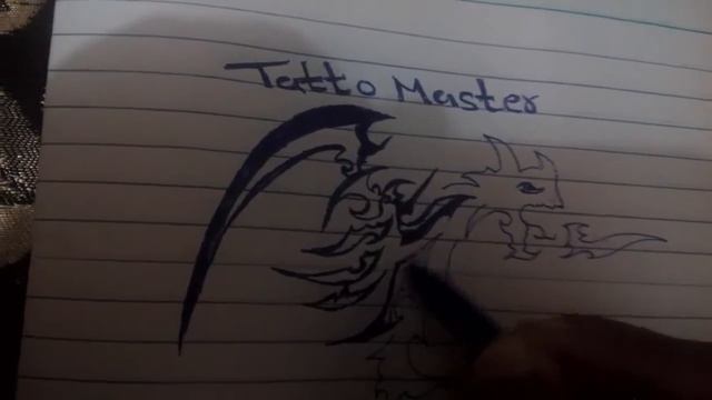 How to make dragon tattoo-Pencil Tattoo Design смотреть онлайн