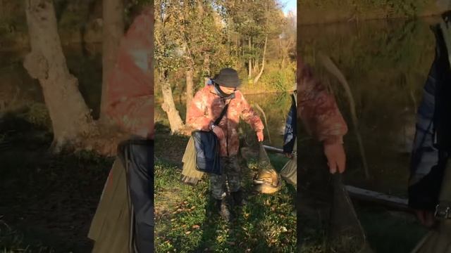 Рыбалка Муром Вербовские Пруды 13 Октября 2022 Рыбаки Валентин и Денис и Их Улов