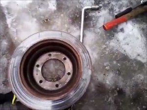 Opel Frontera B,как снять тормозной барабан,ремонт суппорта.