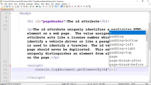Referencing HTML Elements Using getElementById in JavaScript смотреть онлайн