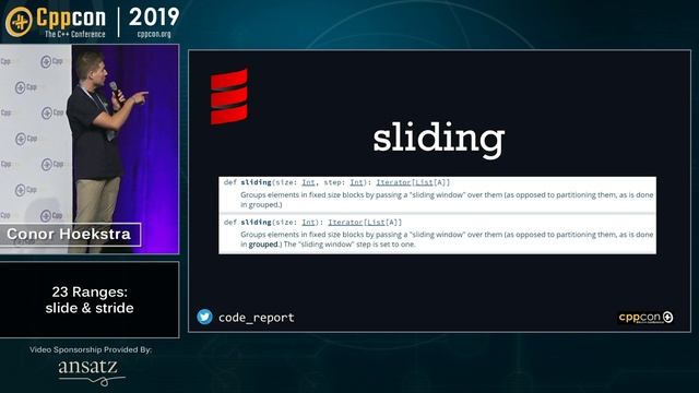 23 Ranges: slide & stride - Conor Hoekstra - CppCon 2019 смотреть онлайн