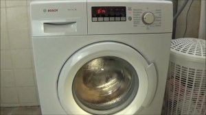 BOSCH WAB28220 serie 2 washing machine, Quick wash 30 minutes 30 degrees program test example 264