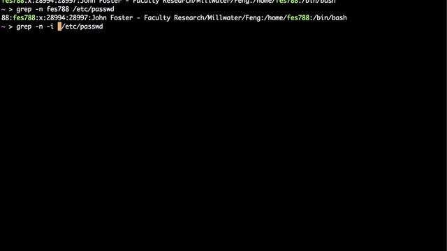 Basic UNIX Commands - grep смотреть онлайн