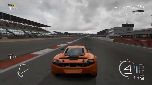 Forza 5 2011 Mclaren MP4 12C on Silverstone Gameplay смотреть онлайн