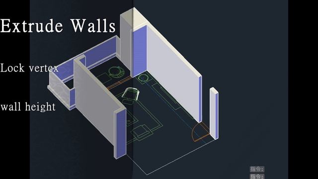 AutoCAD Interior Design Process(2D drawing to 3D realistic scene) смотреть онлайн
