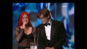Aqua Lene og Morten Harket kliner til på Spellemannprisen 1997