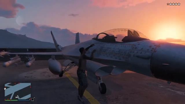 GTA 5 online How to quickly hijack a fighter (military aircraft) смотреть онлайн