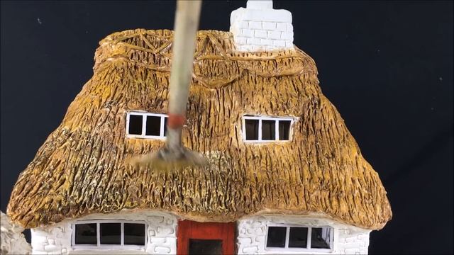 DIY Miniature Christmas House Using Cardboard And Das Clay