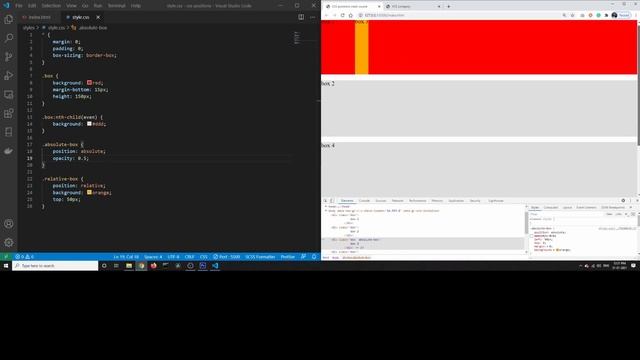 Learn CSS Position - absolute for beginners in Tamil- CSS interview questions смотреть онлайн