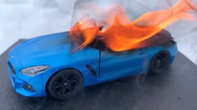 Burning My SPORT CARS | The Car Is On FIRE! BMW, MERCEDES, LAMBORGHINI
