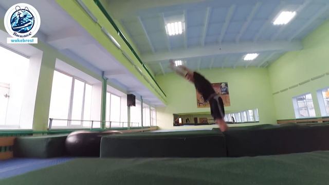 Акробатика 69я тренировка сальто, сальто назад 20200526