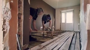 Демонтаж деревянного пола! Капиталка Хрущевки! Выпуск 7