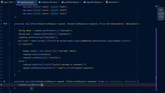 Login system using Cookies in servlet #16.3 смотреть онлайн