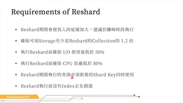 MongoDB Reshard：更換 Shard Key，彈性再升級！【Webinar：MongoDB】｜歐立威科技 смотреть онлайн