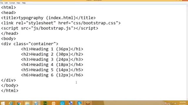 bootstrap headings small смотреть онлайн