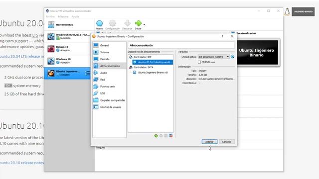 ?Cómo CREAR una máquina virtual UBUNTU en VIRTUALBOX? смотреть онлайн