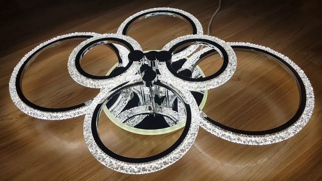 Светодиодная люстра 8003/6 CHR. смотреть онлайн