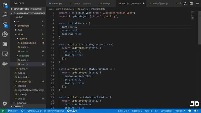 Build an ecommerce website with Django and React // Part 2 - Adding to cart смотреть онлайн