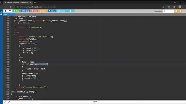Double Linked List смотреть онлайн