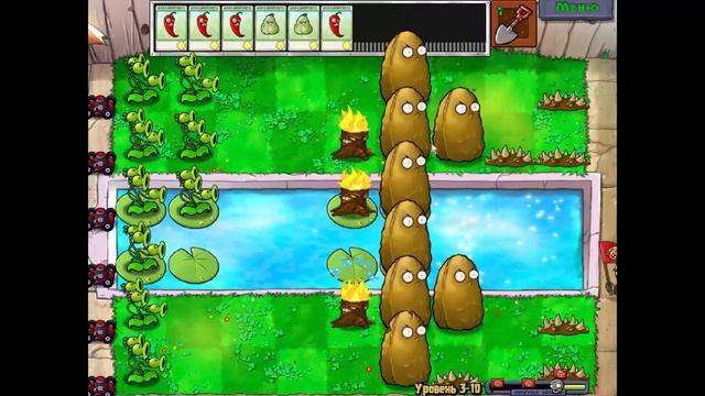 Прохождение игры : Plants vs. Zombies . ПК . WIindows . Часть 2. смотреть онлайн