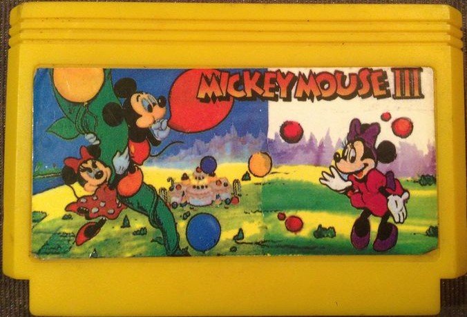 Dendy (Famicom,Nintendo,Nes) 8-bit Mickey Mouse 3 - Yume Fuusen, Полное Прохождение