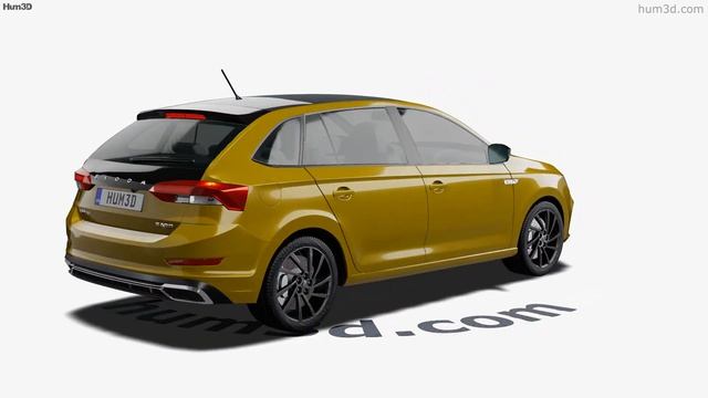 Skoda Rapid CN-spec spaceback 2020 3D model by Hum3D.com