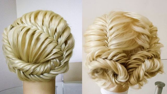 Красивые причёски из косы Рыбий хвост Плетения на праздник и каждый день Peinados de trenza смотреть онлайн