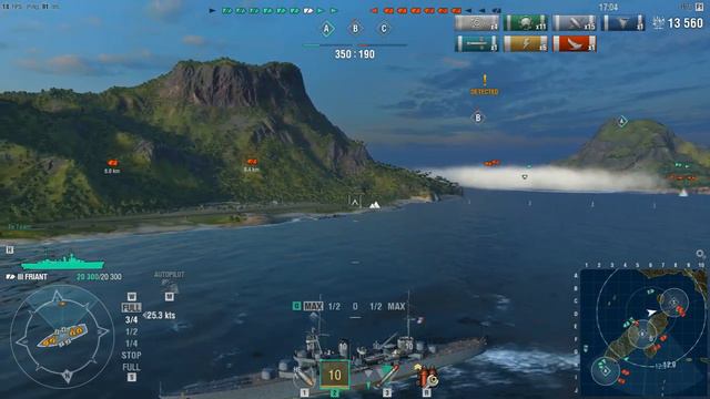 World of Warships | FRIANT (France Cruiser) | 3 Kills (42K Damage) - Replay Gameplay HD смотреть онлайн