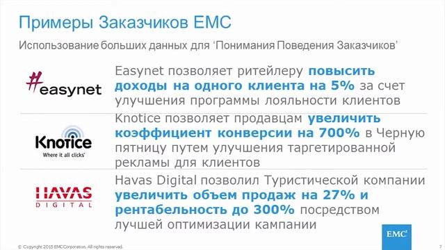 Решения EMC для больших данных смотреть онлайн