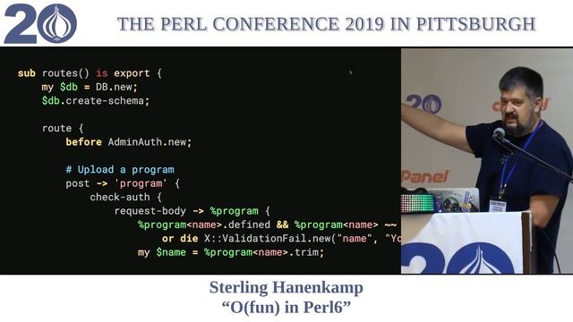 Sterling Hanenkamp - "O(fun) in Perl 6" смотреть онлайн