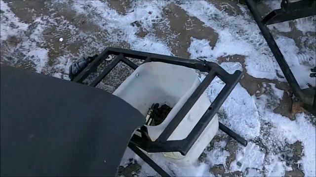 Бюджетный снегоход с маленькой гусеницей своими руками смотреть онлайн