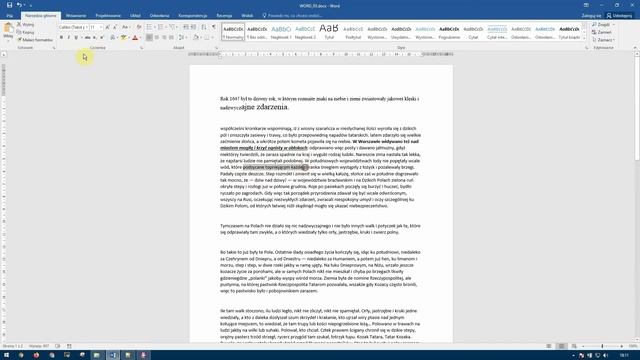 Kurs Word 03 - Czcionka i podstawowe formatowanie tekstu смотреть онлайн