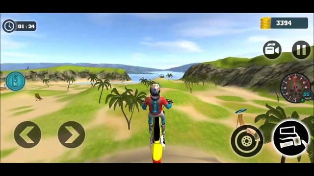 Motocross Beach Bike Stunt Racing Game - Offroad Mountain Bike Racing 3D - Bike Games 3D смотреть онлайн
