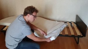 Обзор раскладушки с матрасом Элеонора