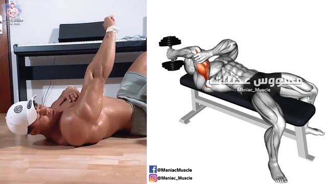 BEST 8 TRICEPS Workout , Maniac Muscle
