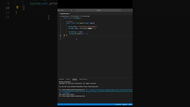 Java: Strings Part 2 - Split Method and StringTokenizer смотреть онлайн