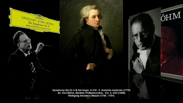 W.A. Mozart - Symphony No.33 in B flat major K.319 (dir. Karl Böhm, Berliner Philharmoniker, 1968) смотреть онлайн