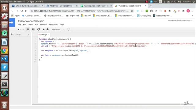 Check Twilio Balance using Apps Script смотреть онлайн