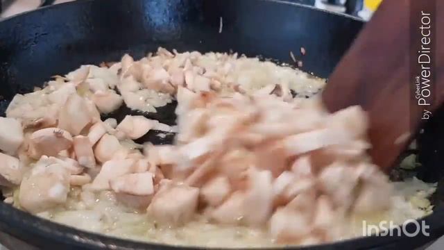 Запеченные шампиньоны целиком в духовке с начинкой (фаршированные) смотреть онлайн