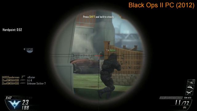 Call of Duty Black Ops VS Black Ops 2 VS Black Ops 3 PC Versions Comparison Video HD1080p смотреть онлайн