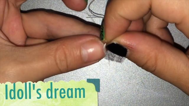 Как сделать заколку бантик для кукол. DIY 1 сентября. How to make a hair bow for dolls смотреть онлайн