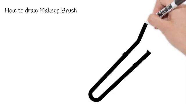 How to draw Makeup Brush within 1 minute - part 124 смотреть онлайн