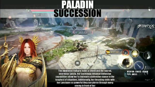 Gameplay Valkyrie, Paladin, Lancer Black Desert Mobile PVE - PVP смотреть онлайн