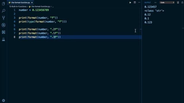 Python Programming Tutorial # 104 | Python 3 format() built-in function TUTORIAL - English смотреть онлайн