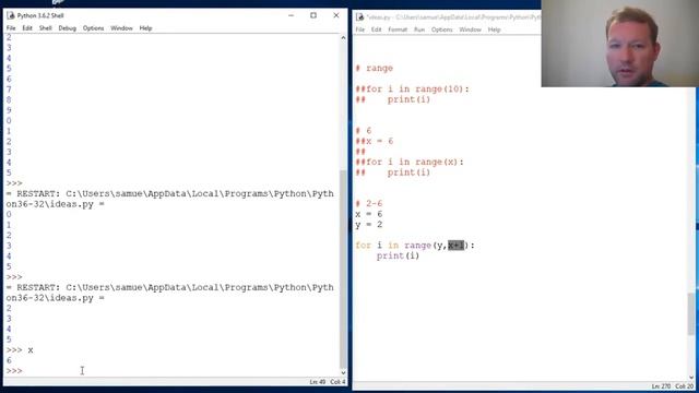 Python Basics Using Variables with Range Function смотреть онлайн