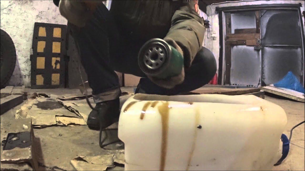 Масляные фильтры. Распил